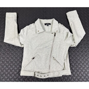 Lulus Heather Gray Knit Mojo Jacket Size XS Style# IK2557 PO# 54273 All Seasons